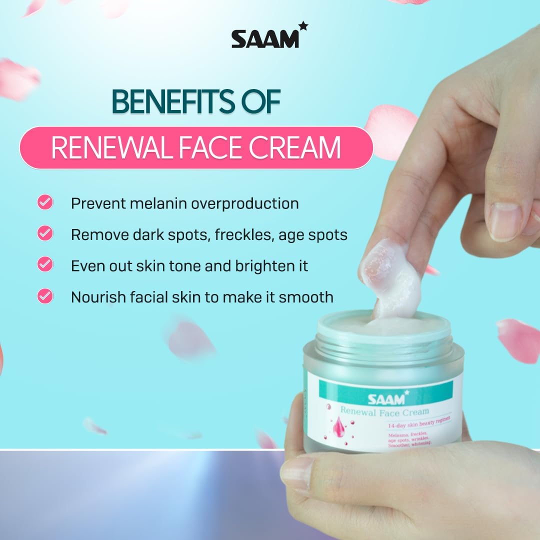 Saam Renewal Face Cream 50g – Dark Spots & Melasma Treatment