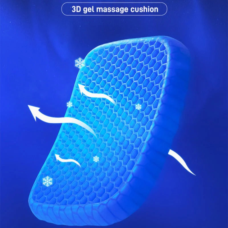 Silicone Ice Pad Insulated Car Seat Cushion – Heat Resistant Comfort Pad for Cars