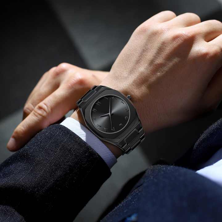 Premium Arabic Dial Stainless Steel Watch – Classic Luxury Wristwatch